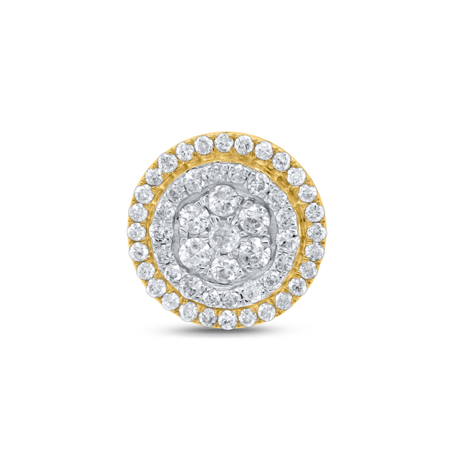 10kt Yellow Gold 2.02 CTW Natural Diamond Earrings