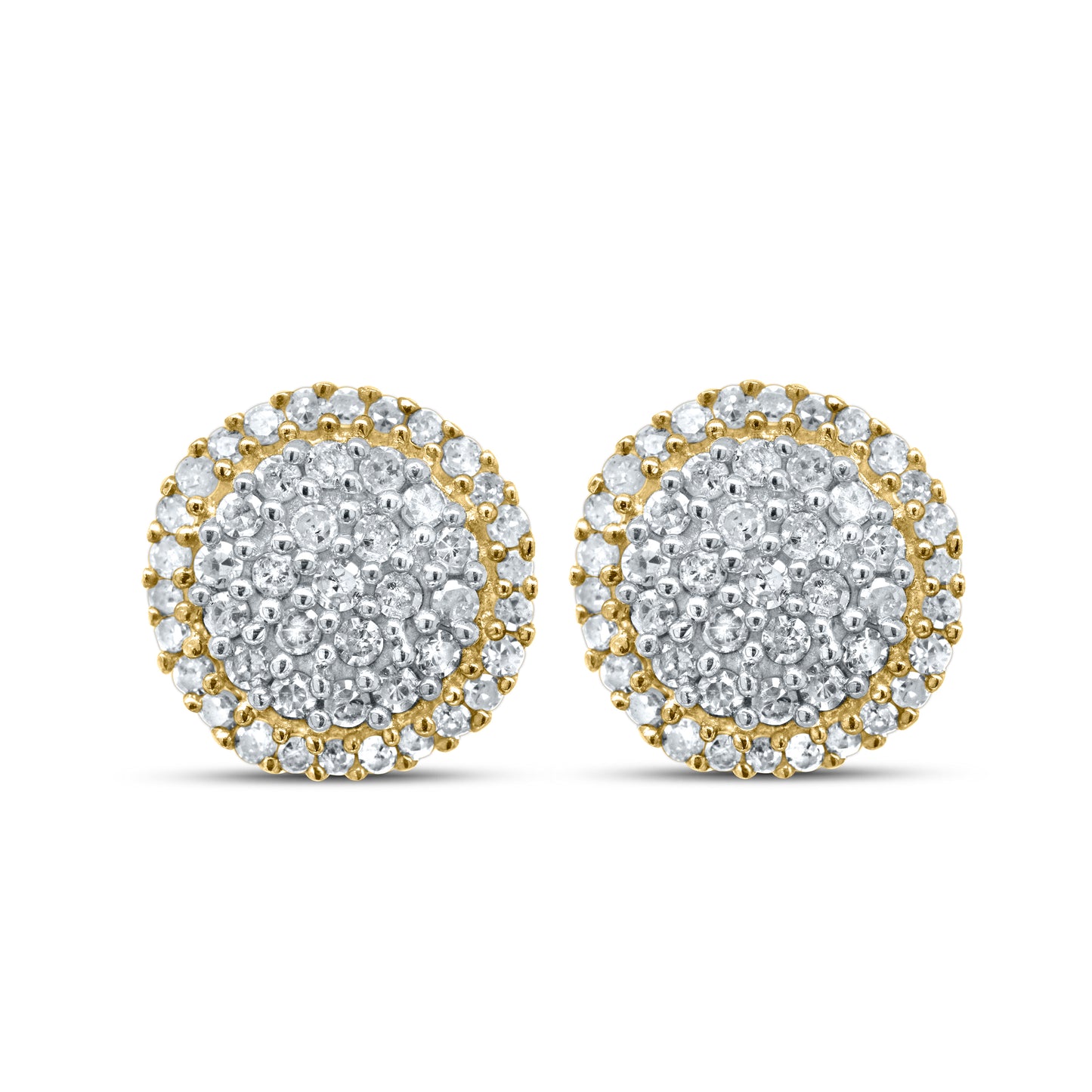 10kt yellow gold 0.40ctw Diamond Earrings
