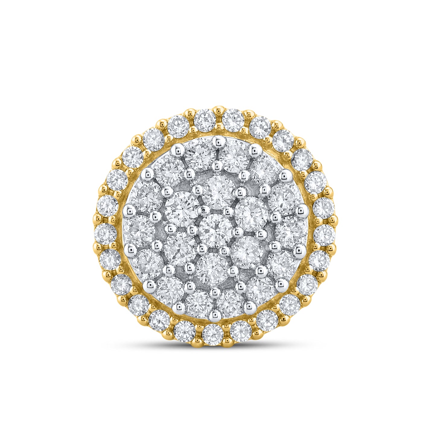 10kt Yellow Gold 0.86 CTW Natural Diamond Earrings