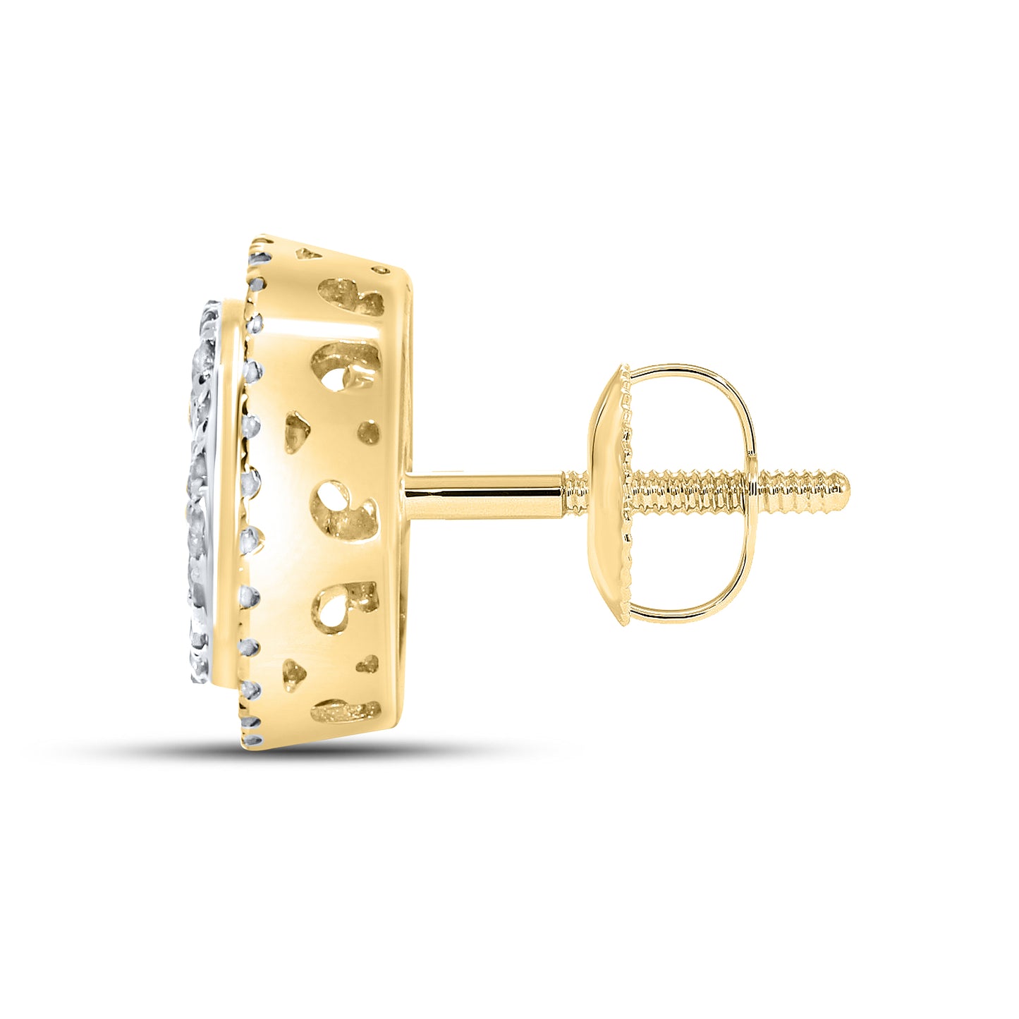 10kt Yellow Gold 0.73 CTW Natural Diamond Earrings