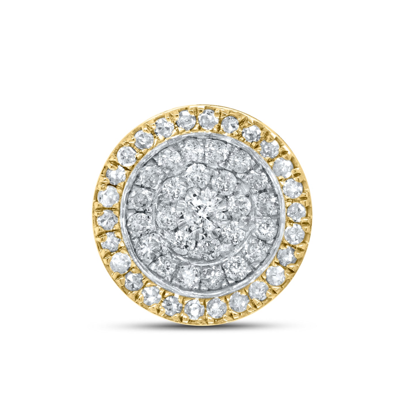 10kt Yellow Gold 0.96 CTW Natural Diamond Earrings