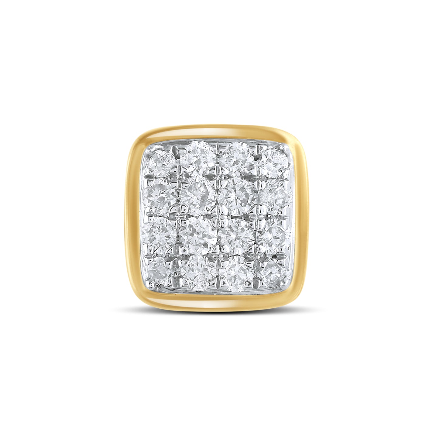 10kt Yellow Gold 0.72 CTW Natural Diamond Earrings