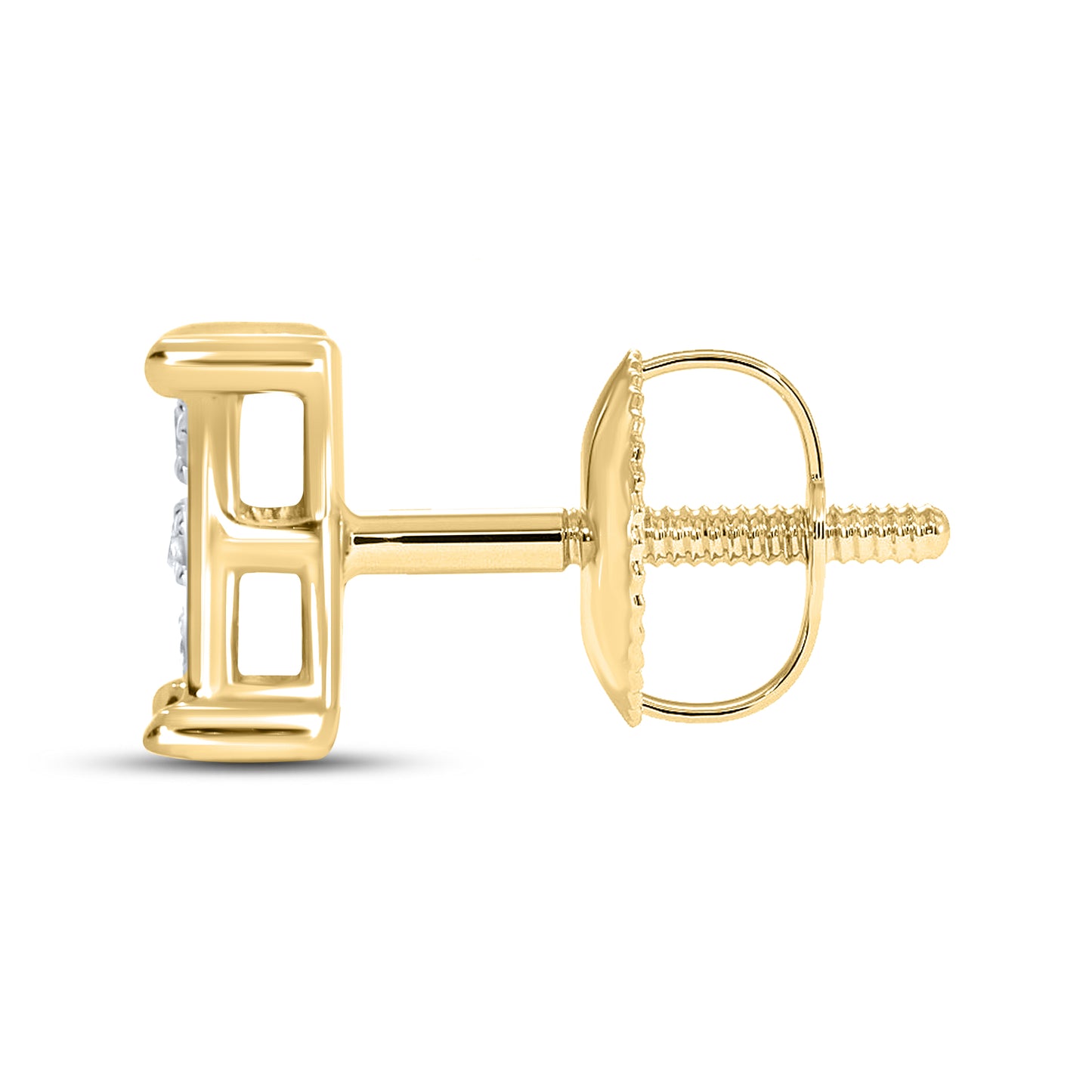 10kt yellow gold 0.04 CTW Diamond Earrings