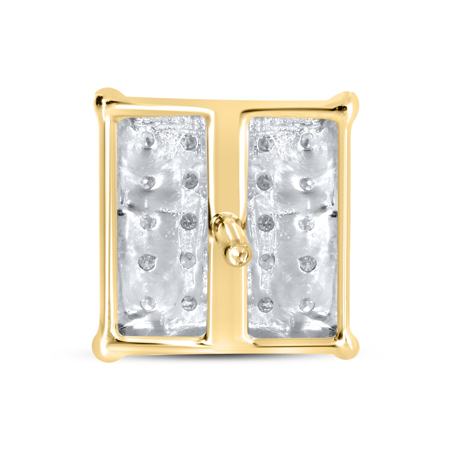 10kt Yellow Gold 0.14 CTW Natural Diamond Earrings