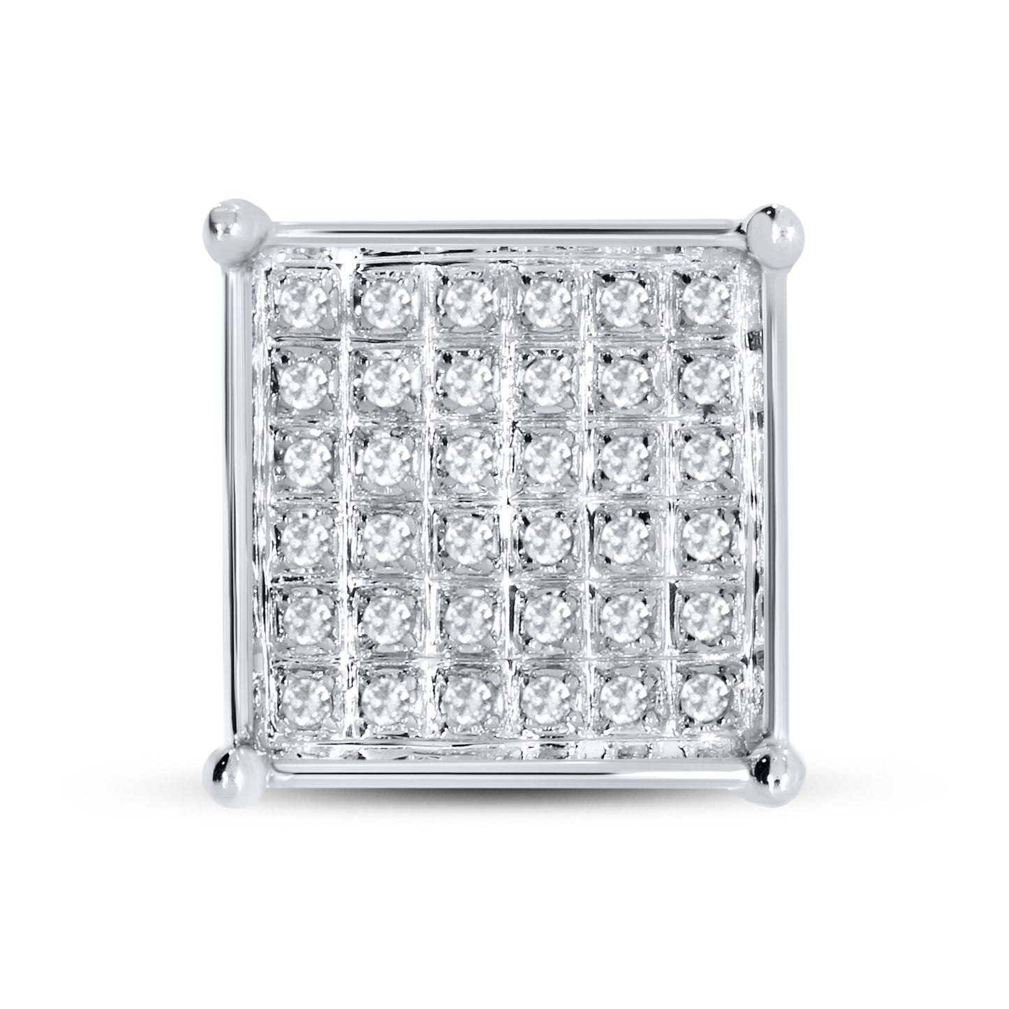10kt white gold 0.20ctw  Diamond Earrings