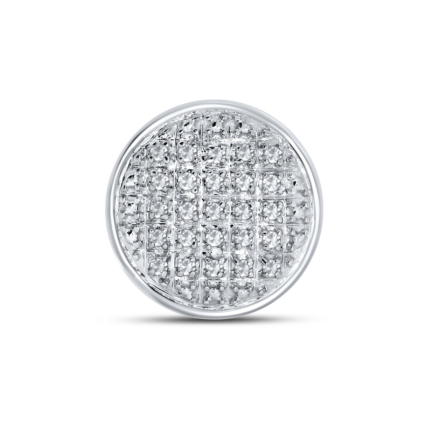 10kt White Gold 0.13 CTW Natural Diamond Earrings