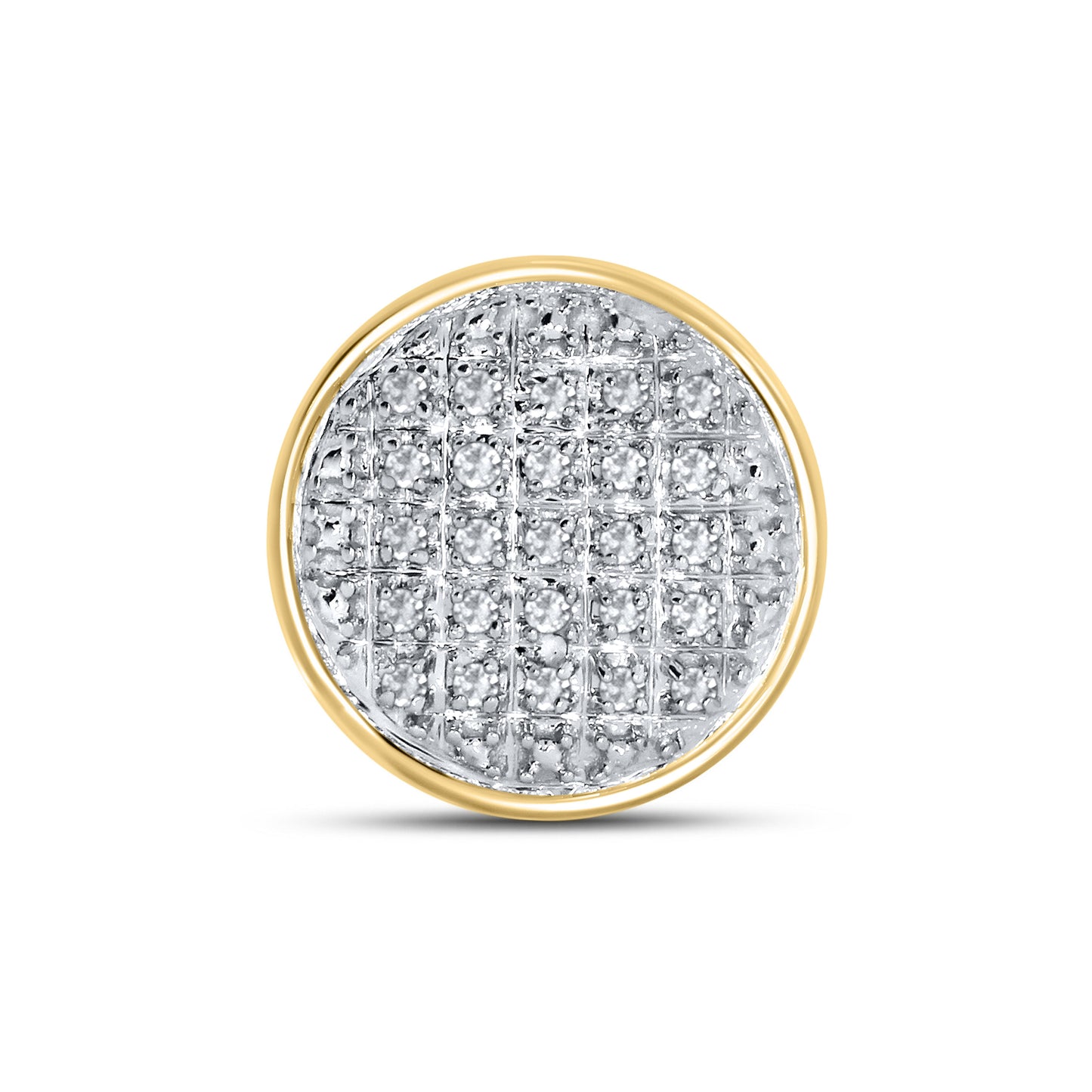 10kt Yellow Gold 0.14 CTW Natural Diamond Earrings
