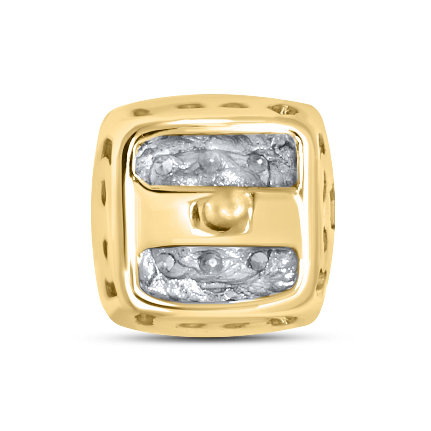 10kt yellow gold 0.08ctw  Diamond Earrings