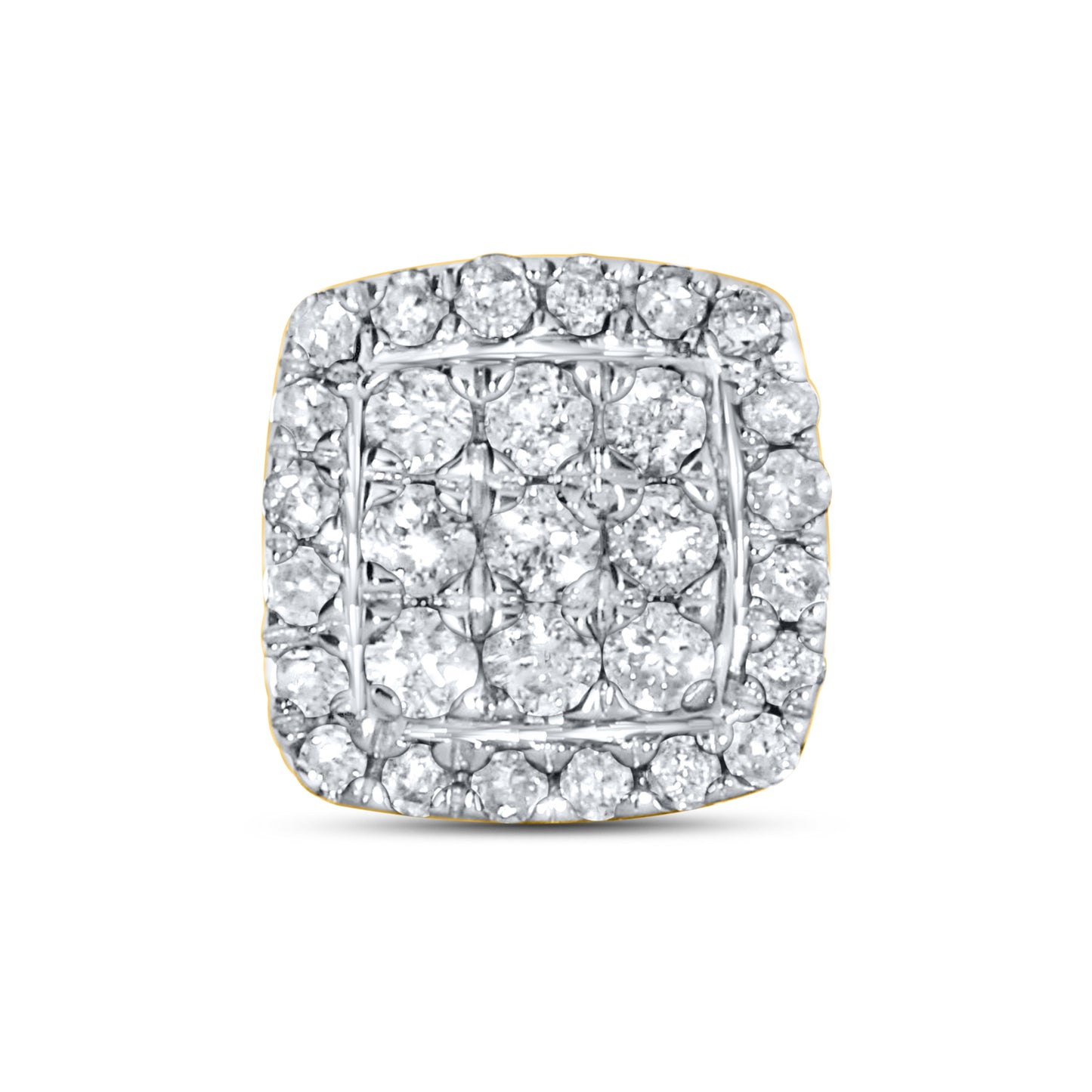 10kt yellow gold 0.08ctw  Diamond Earrings