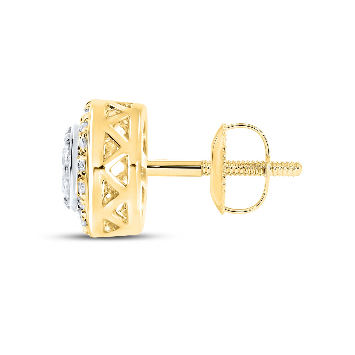 10kt yellow gold 0.28ctw  Diamond Earrings
