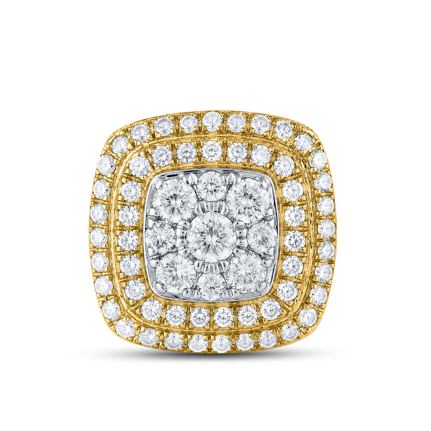 10kt Yellow Gold 0.77 CTW Natural Diamond Earrings