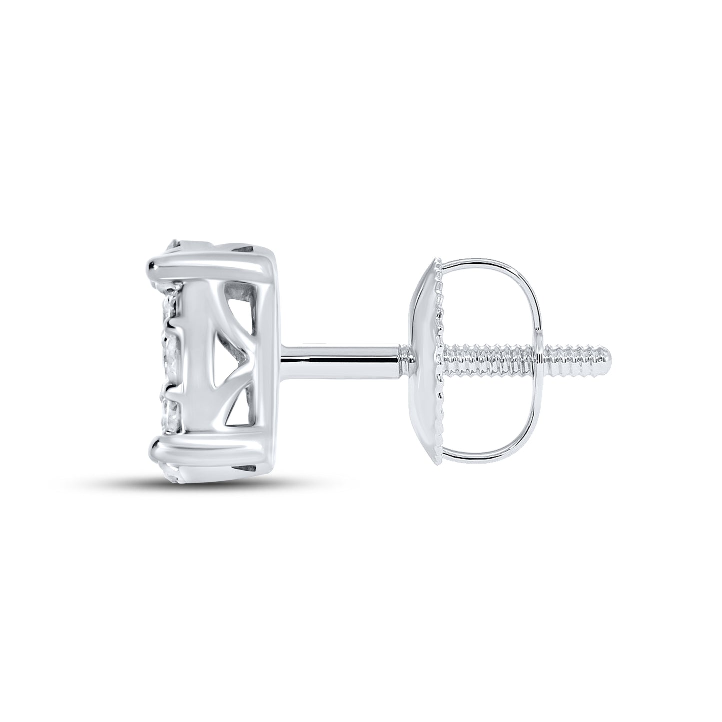 10kt white gold 0.25ctw  Diamond Earrings