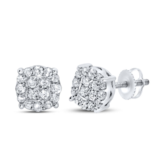 10kt white gold 0.25ctw  Diamond Earrings