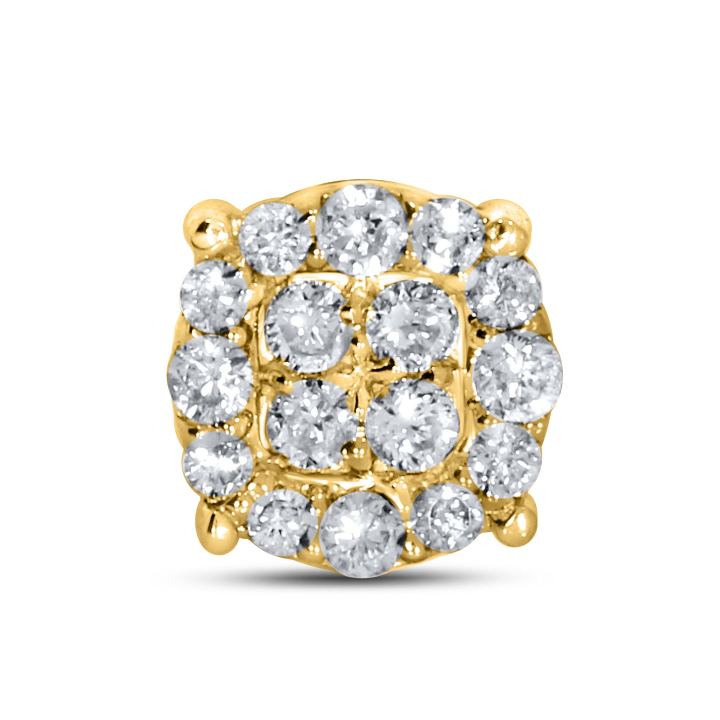 10kt Yellow Gold 0.22 CTW Diamond Earrings