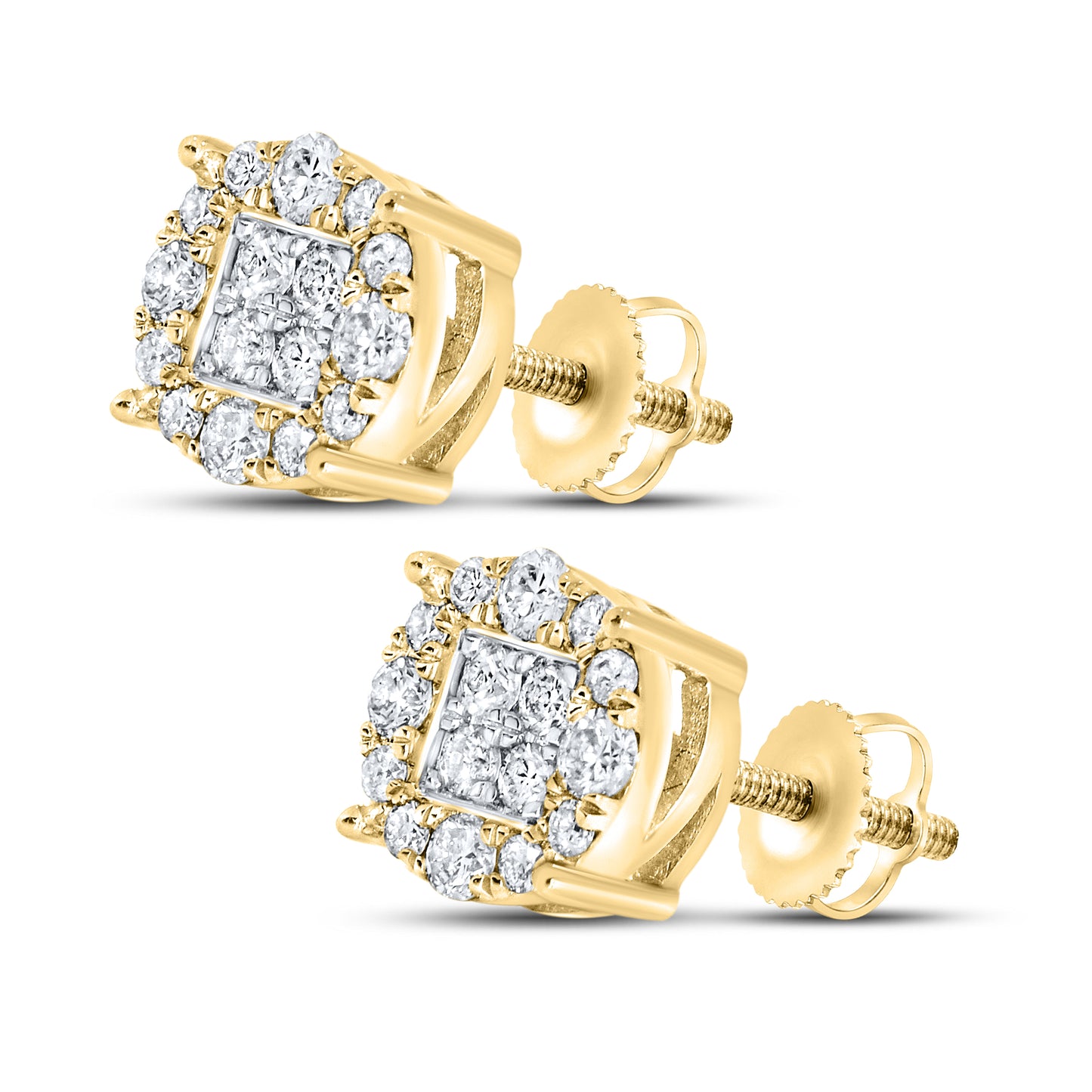 10kt yellow gold 0.33ctw Diamond Earrings