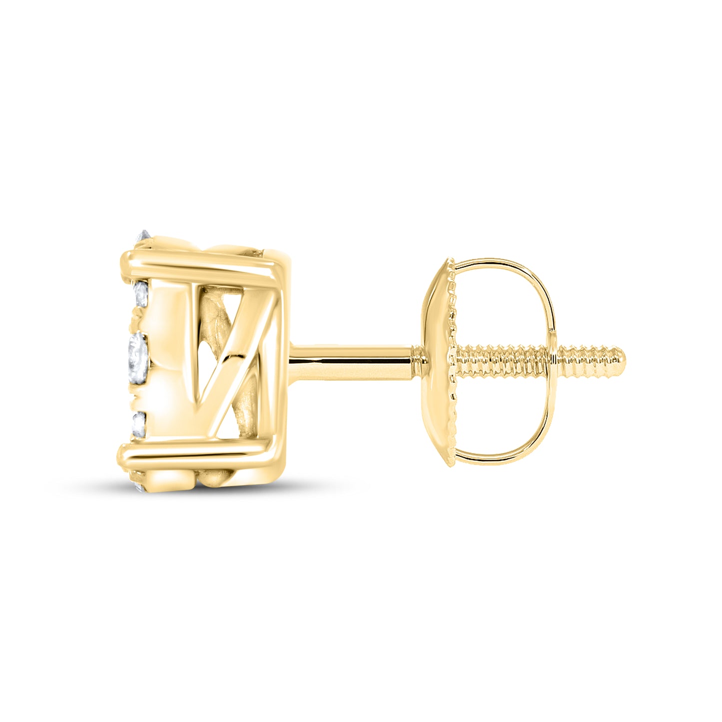 10kt yellow gold 0.33ctw Diamond Earrings