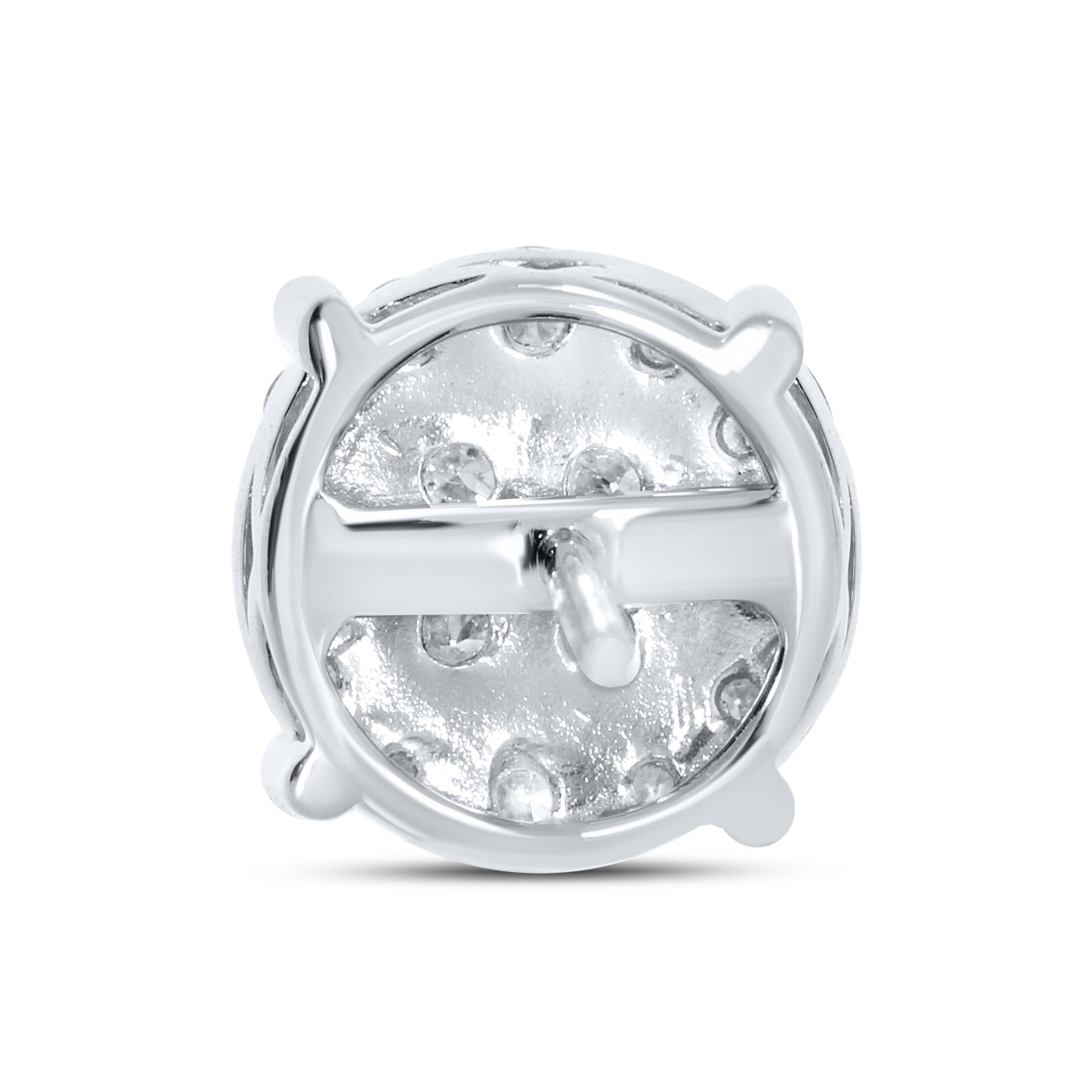10kt white gold 0.77ctw  Diamond Earrings
