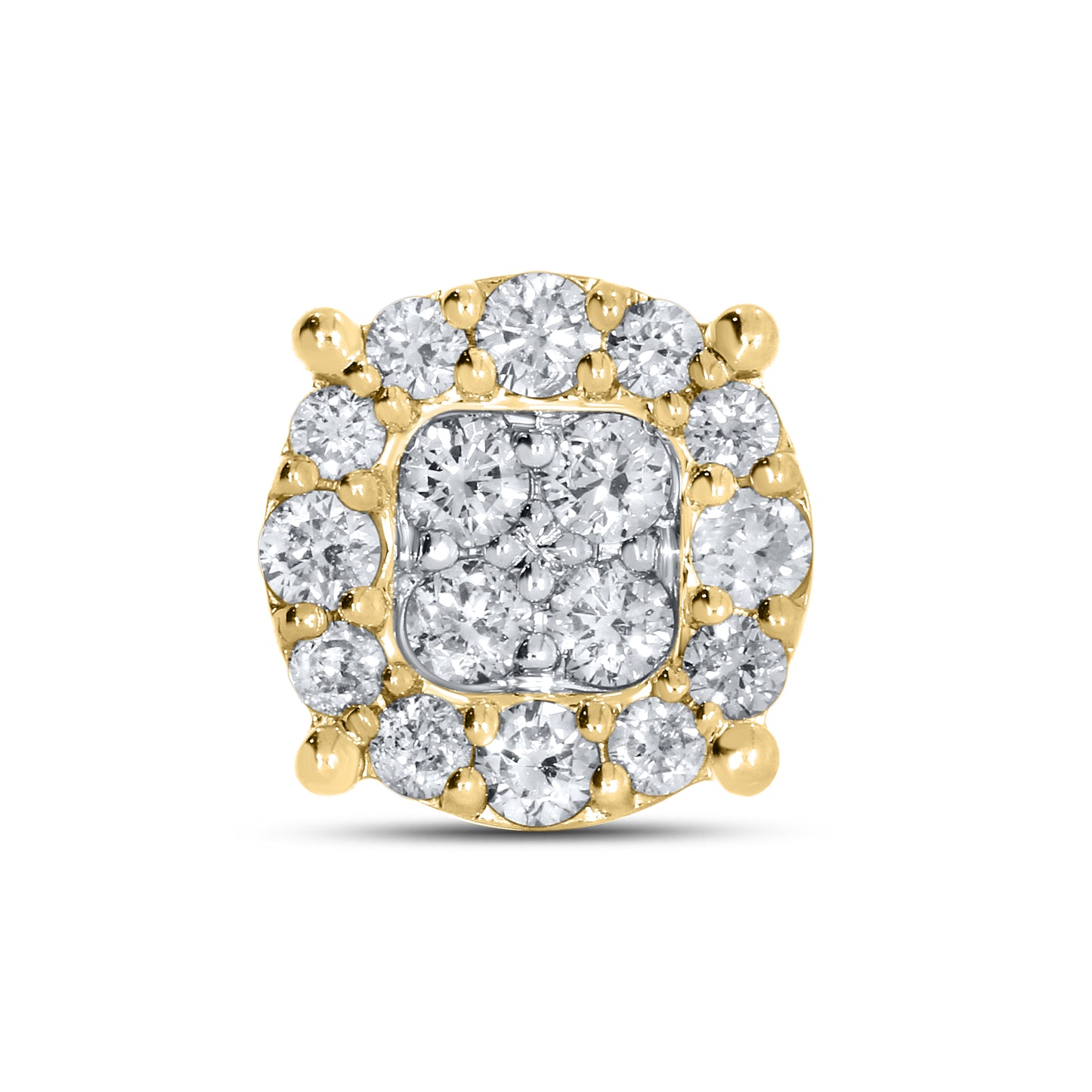 10kt Yellow Gold 1.04 CTW Natural Diamond Earrings