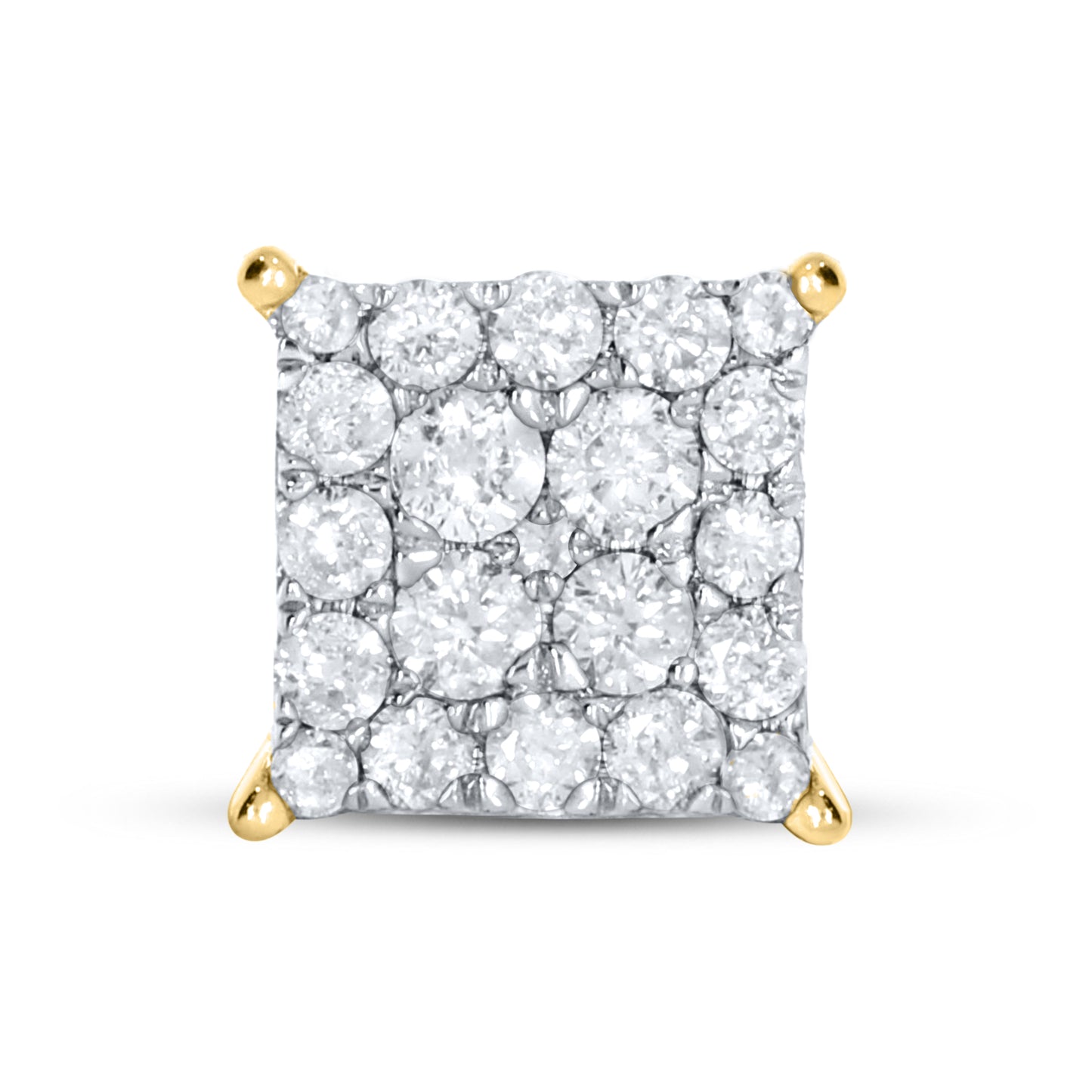 10kt Yellow Gold 0.25 CTW Natural Diamond Earrings