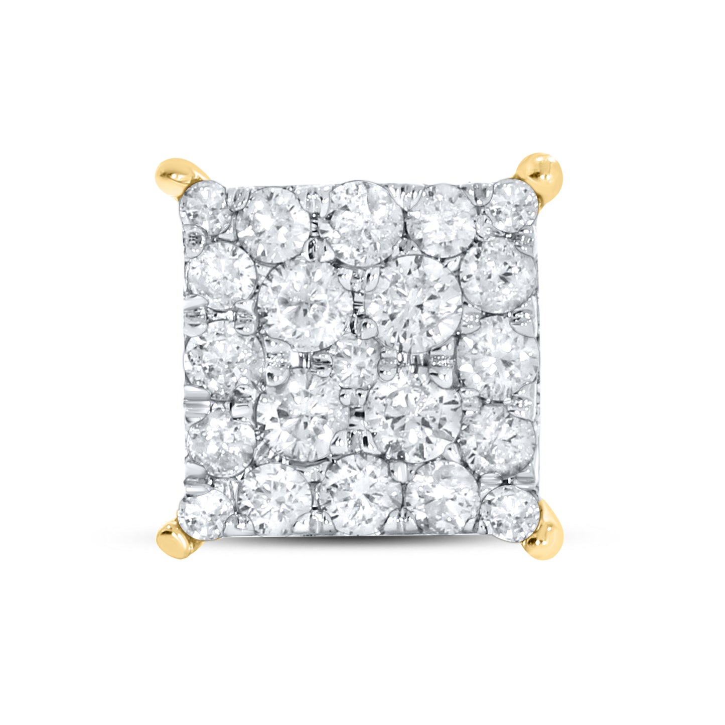 10kt Yellow Gold 0.72 CTW Natural Diamond Earrings