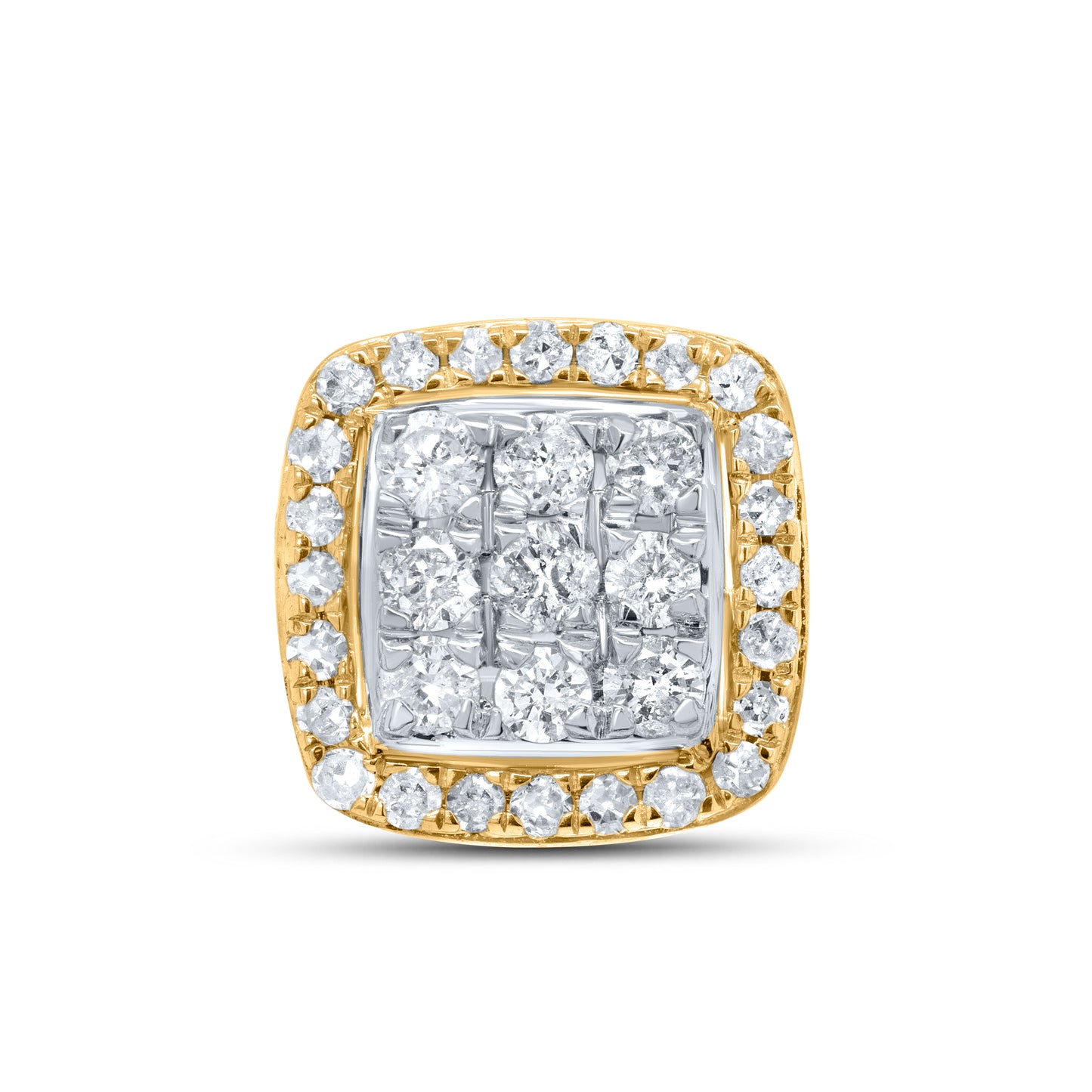 10kt Yellow Gold 0.94 CTW Natural Diamond Earrings