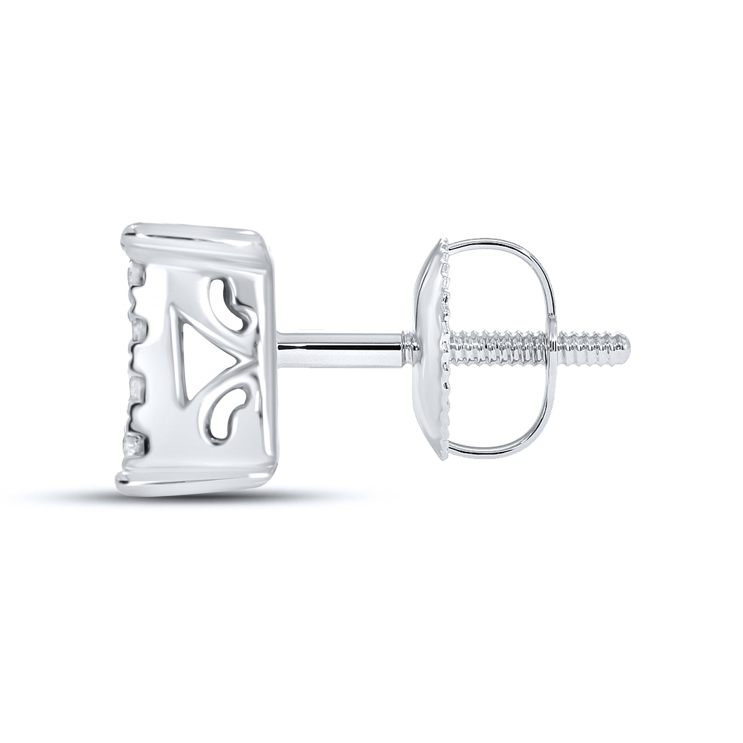 10kt White Gold 0.24 CTW Natural Diamond Earrings