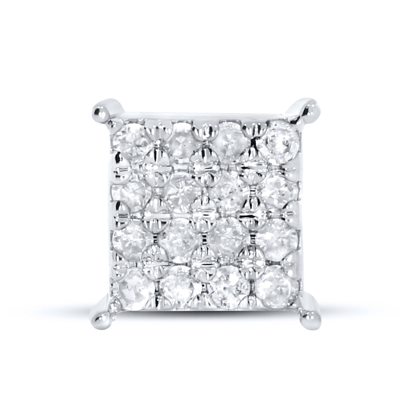 10kt White Gold 0.24 CTW Natural Diamond Earrings