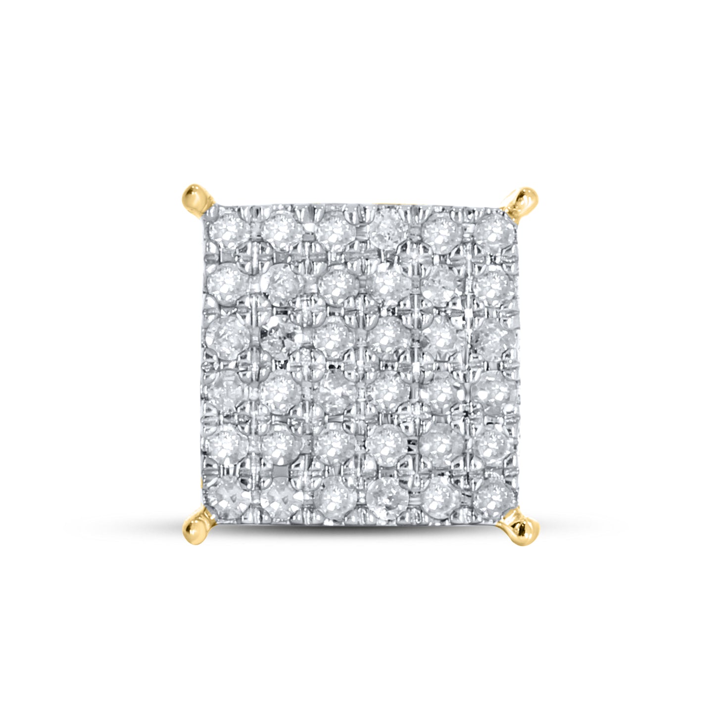10kt Yellow Gold 0.53 CTW Natural Diamond Earrings