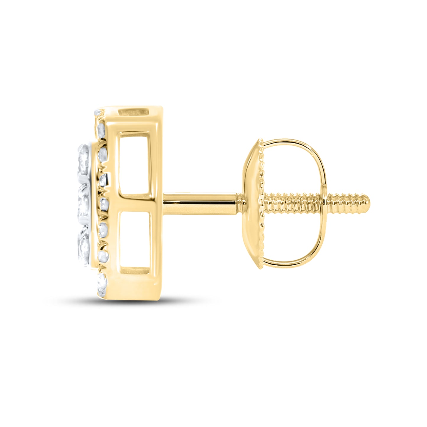 10kt yellow gold 0.48ctw Diamond Earrings