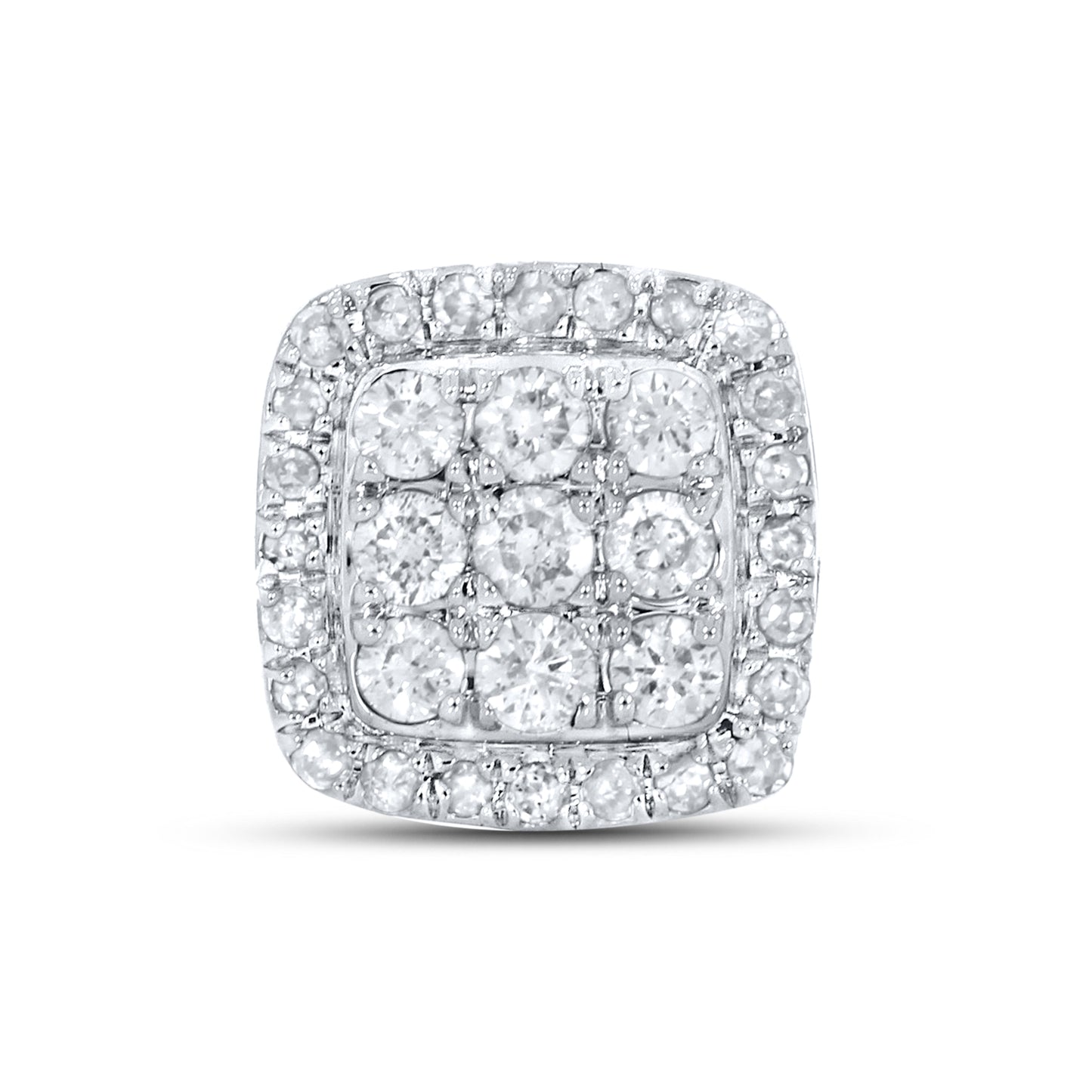 10kt white gold 0.47ctw  Diamond Earrings