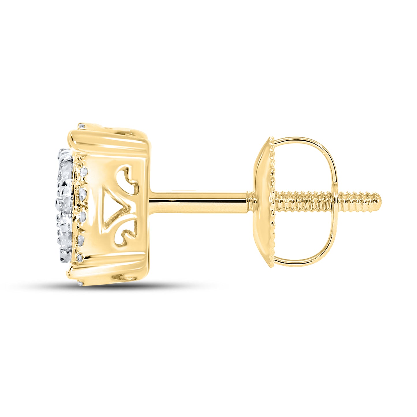 10kt yellow gold 0.28ctw Diamond Earrings