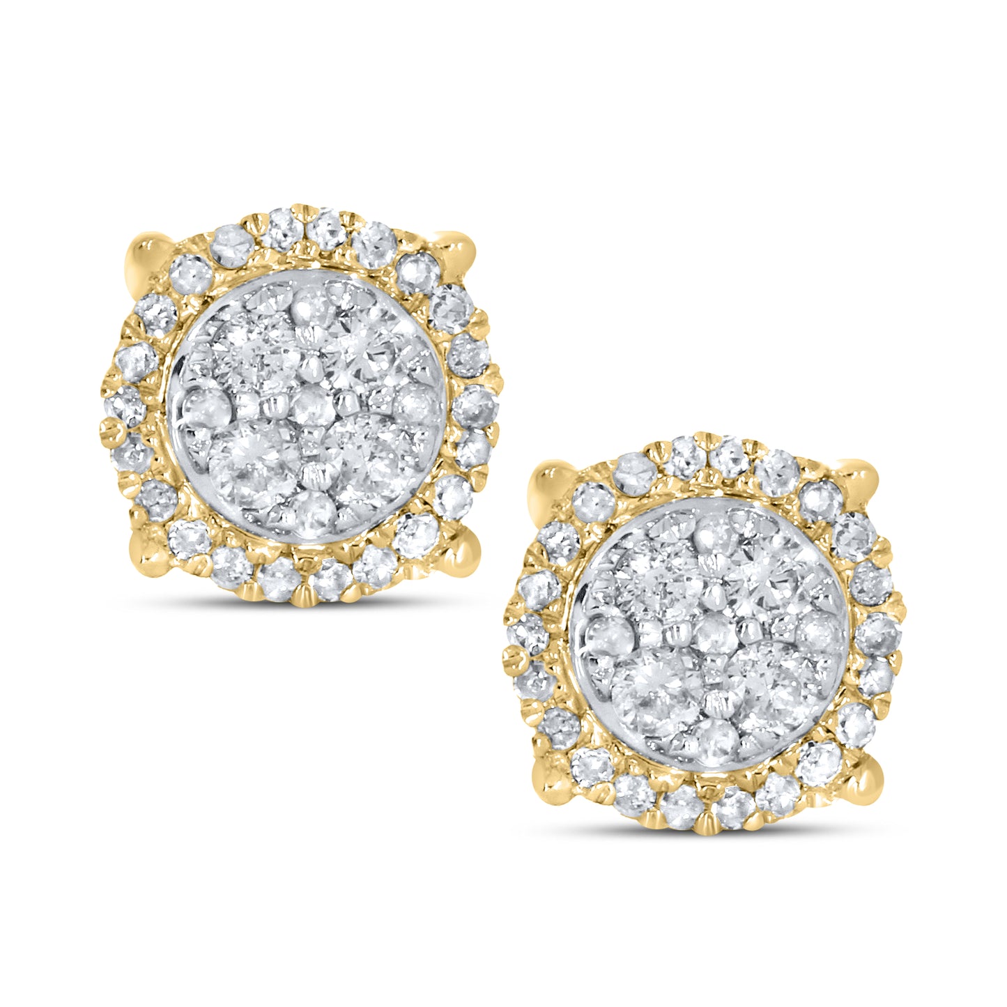 10kt yellow gold 0.28ctw Diamond Earrings
