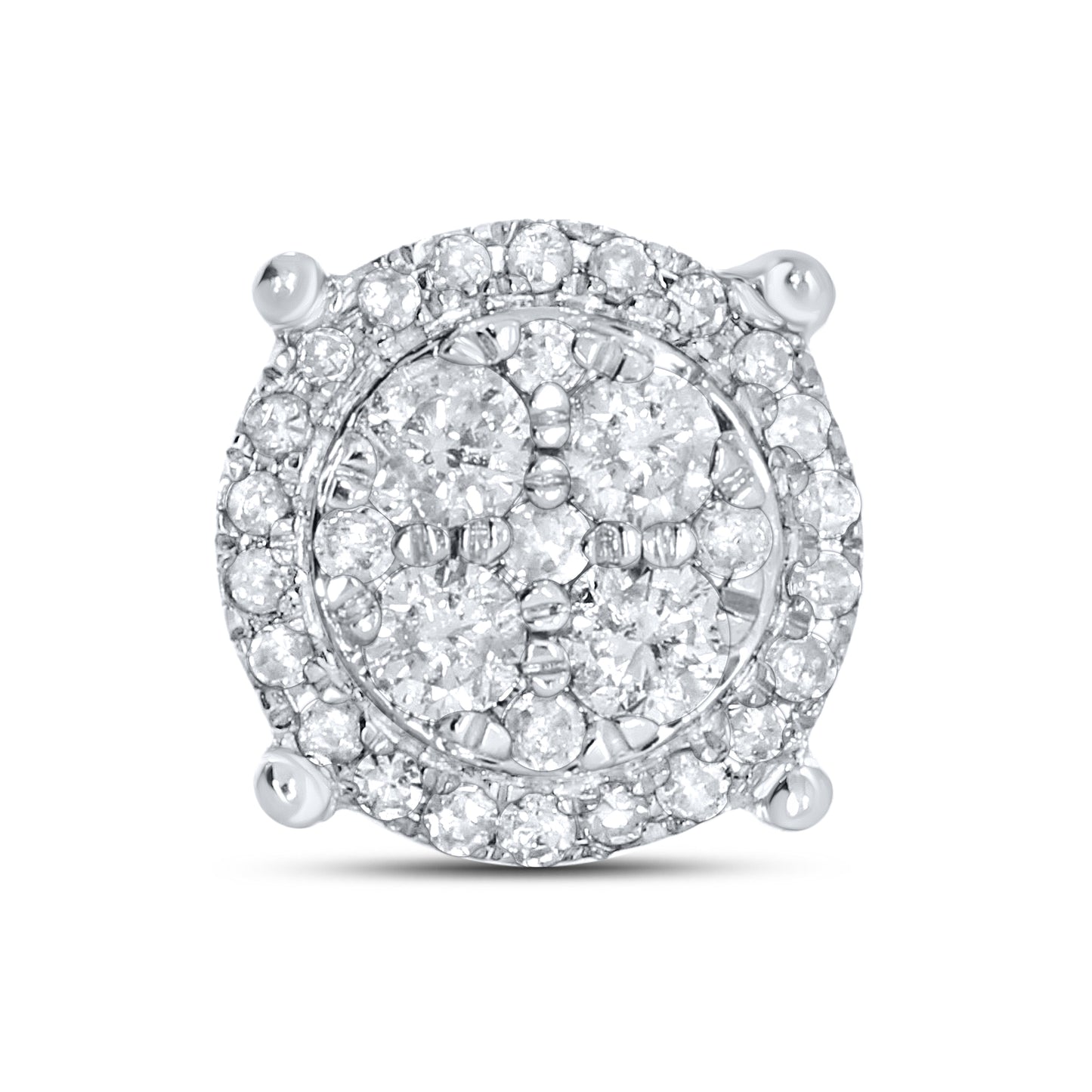 10kt white gold 0.43ctw Diamond Earrings