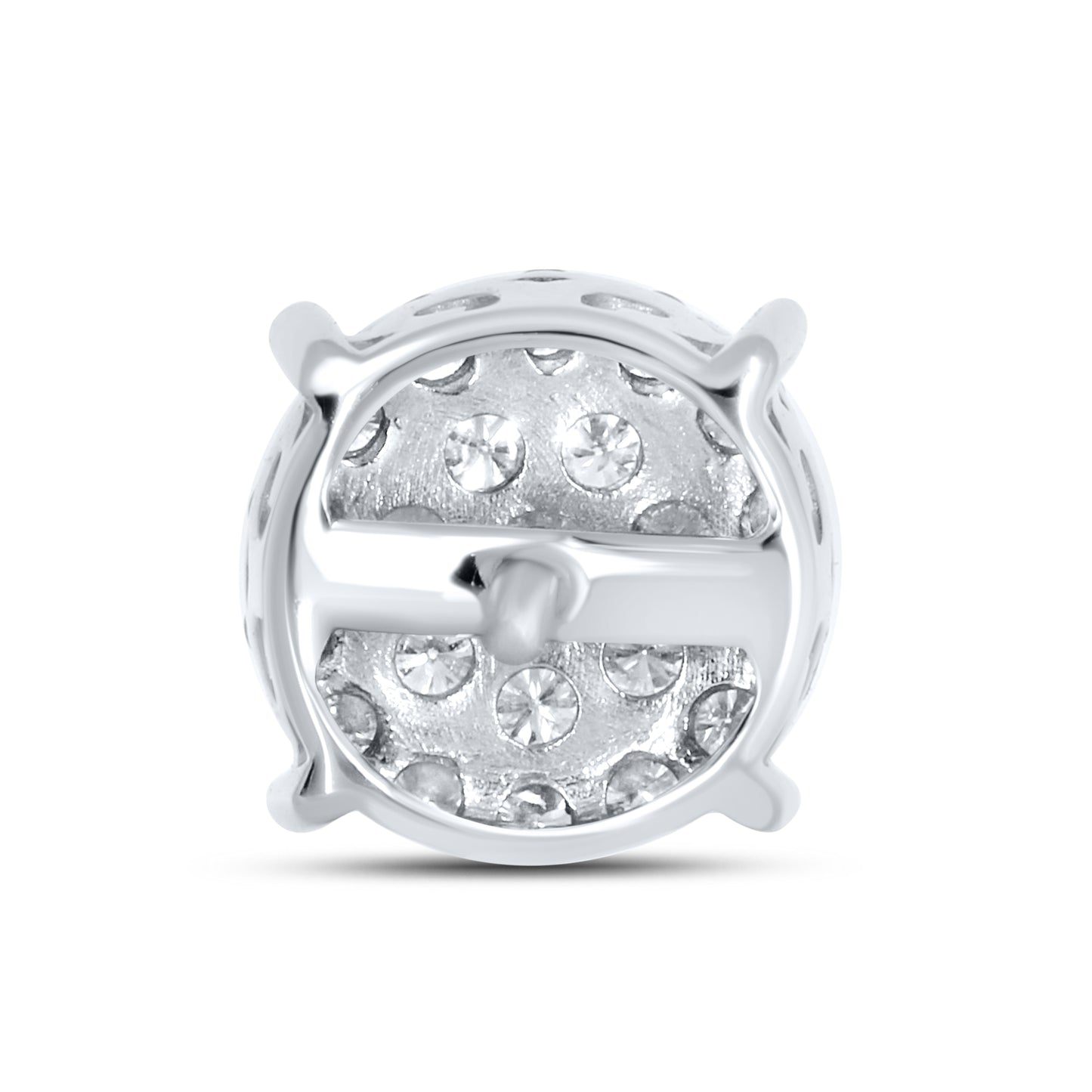 10kt white gold 0.74ctw Diamond Earrings