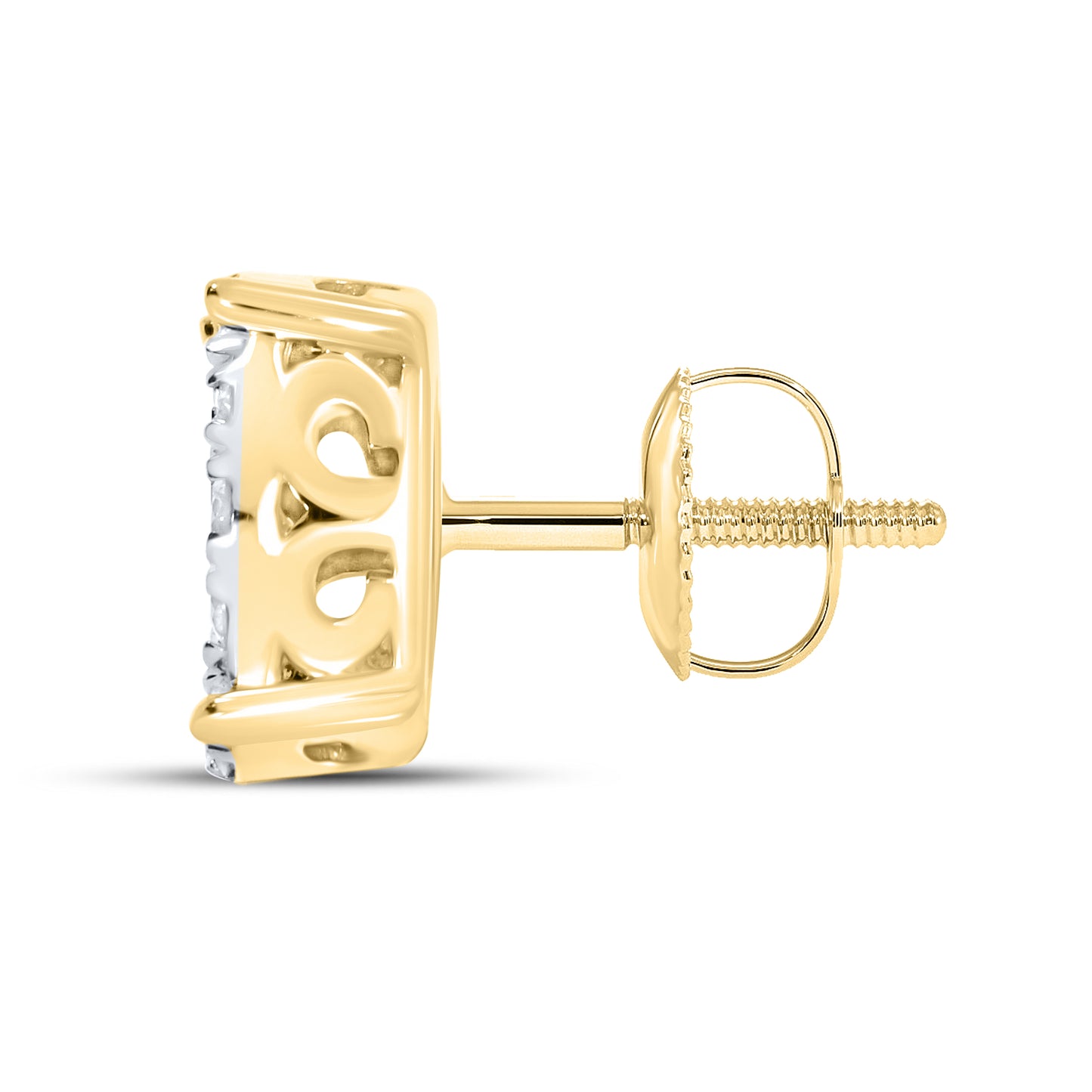 10kt Yellow Gold 0.74 CTW Natural Diamond Earrings