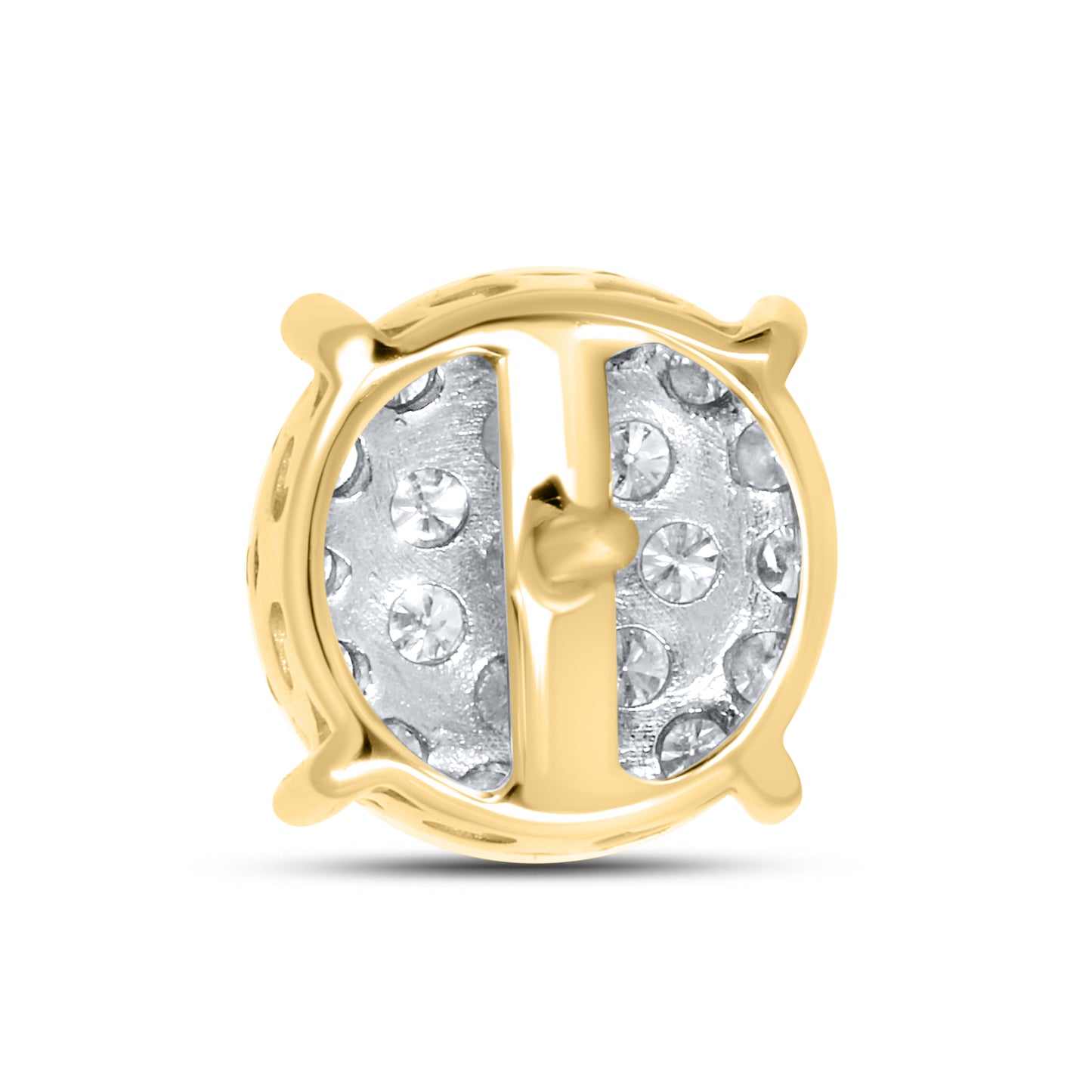 10kt Yellow Gold 0.95 Natural Diamond Earrings