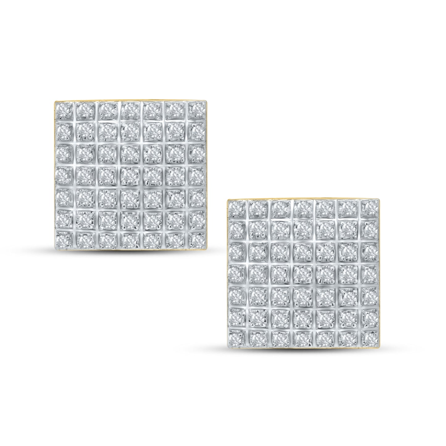 10kt Yellow Gold 0.29 CTW Natural Diamond Earrings