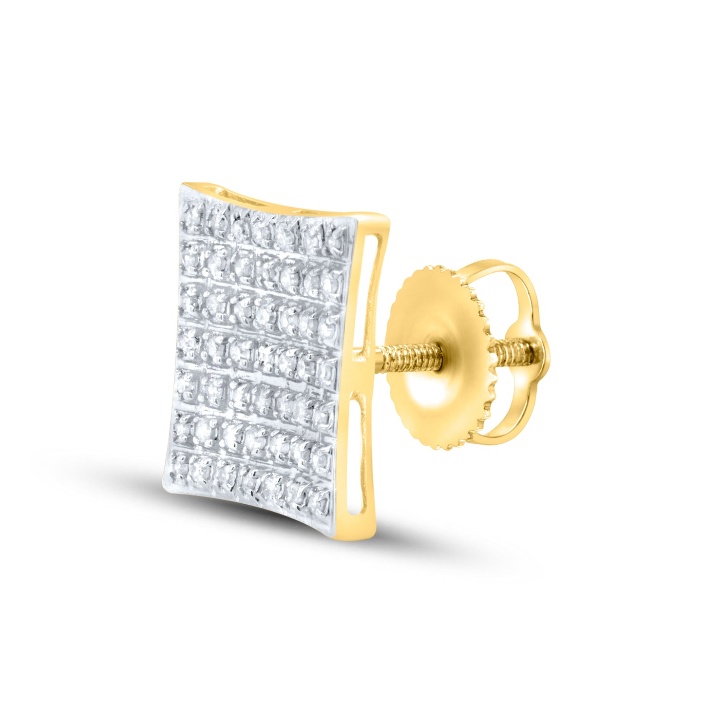 10kt Yellow Gold 0.29 CTW Natural Diamond Earrings