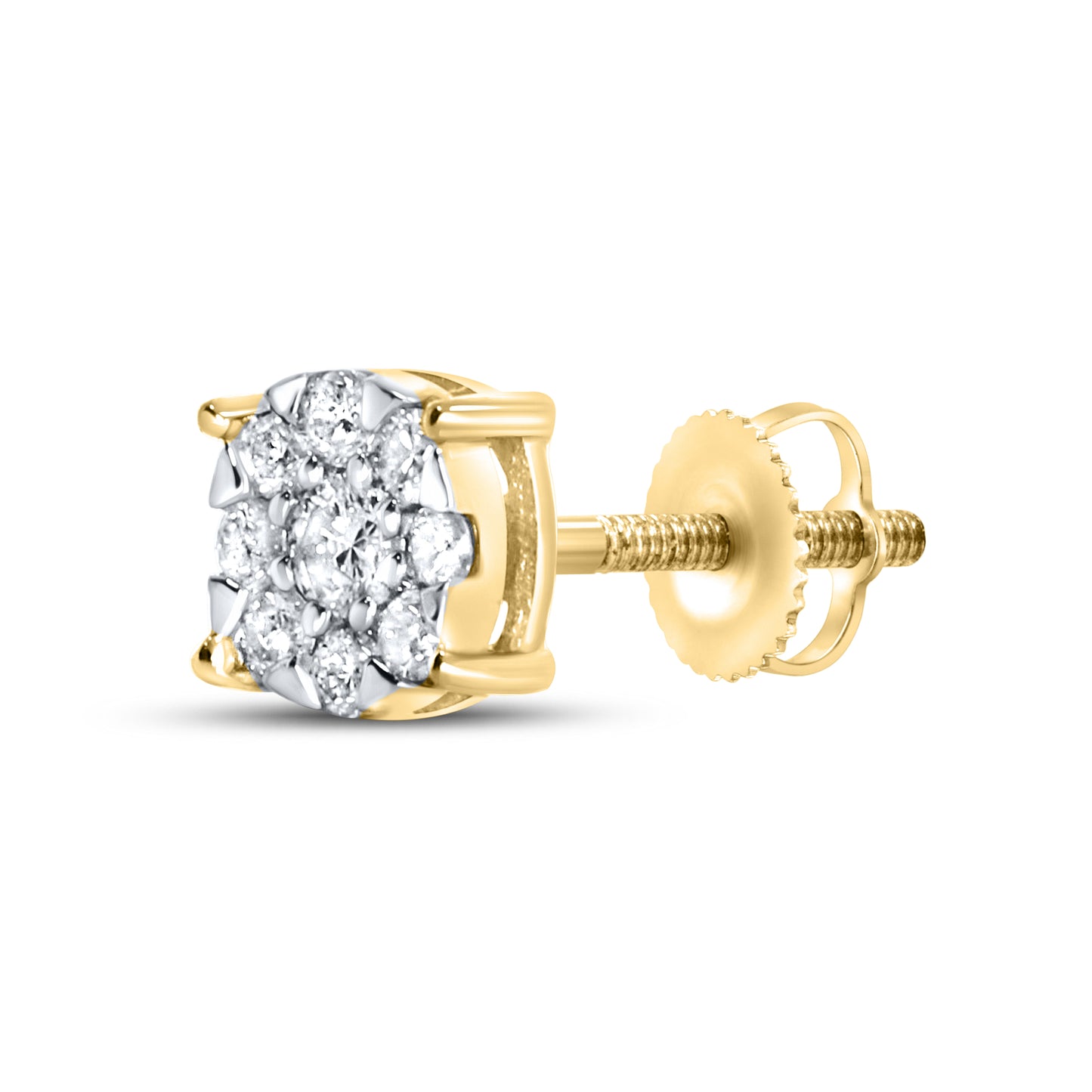 10kt yellow gold 0.23 CTW Diamond Earrings