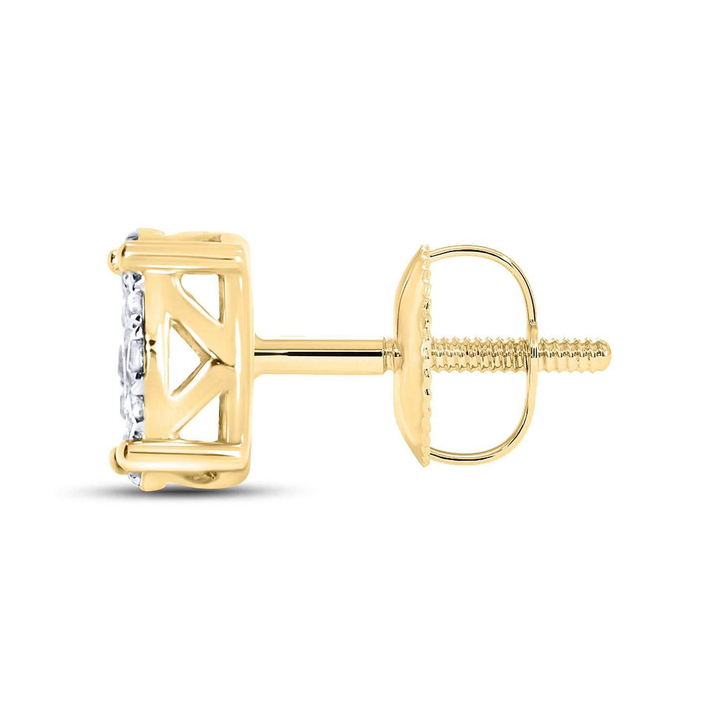 10kt yellow gold 0.22ctw Diamond Earrings