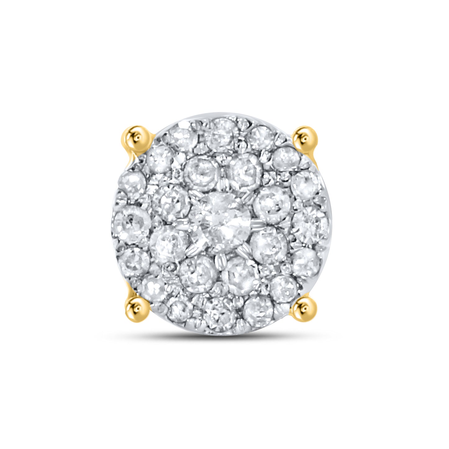 10kt yellow gold 0.22ctw Diamond Earrings