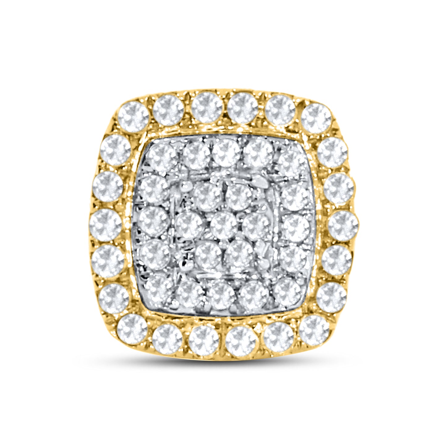 10kt Yellow Gold 0.17 CTW Natural Diamond Earrings