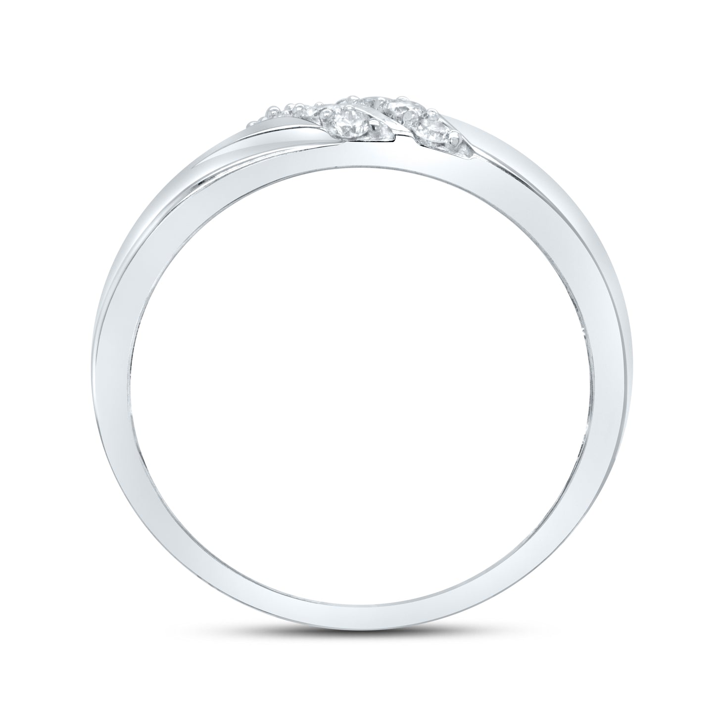 10kt White Gold 0.26ctw Men’s Diamond Ring