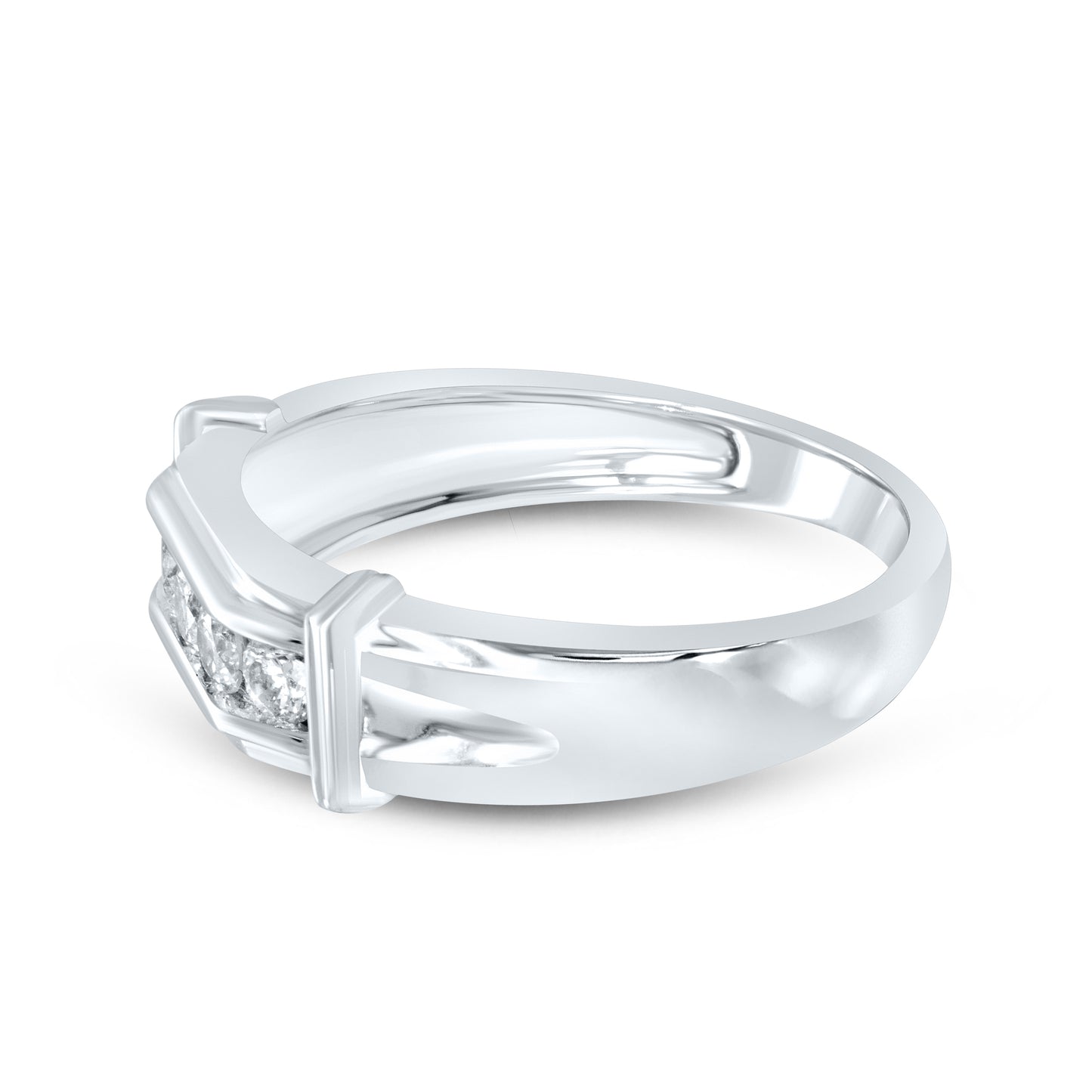 10kt White Gold 0.52ctw Men’s Diamond Ring