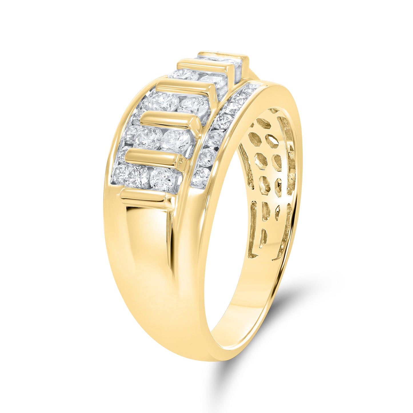 10kt Yellow Gold 0.93 CTW Men’s Diamond Ring