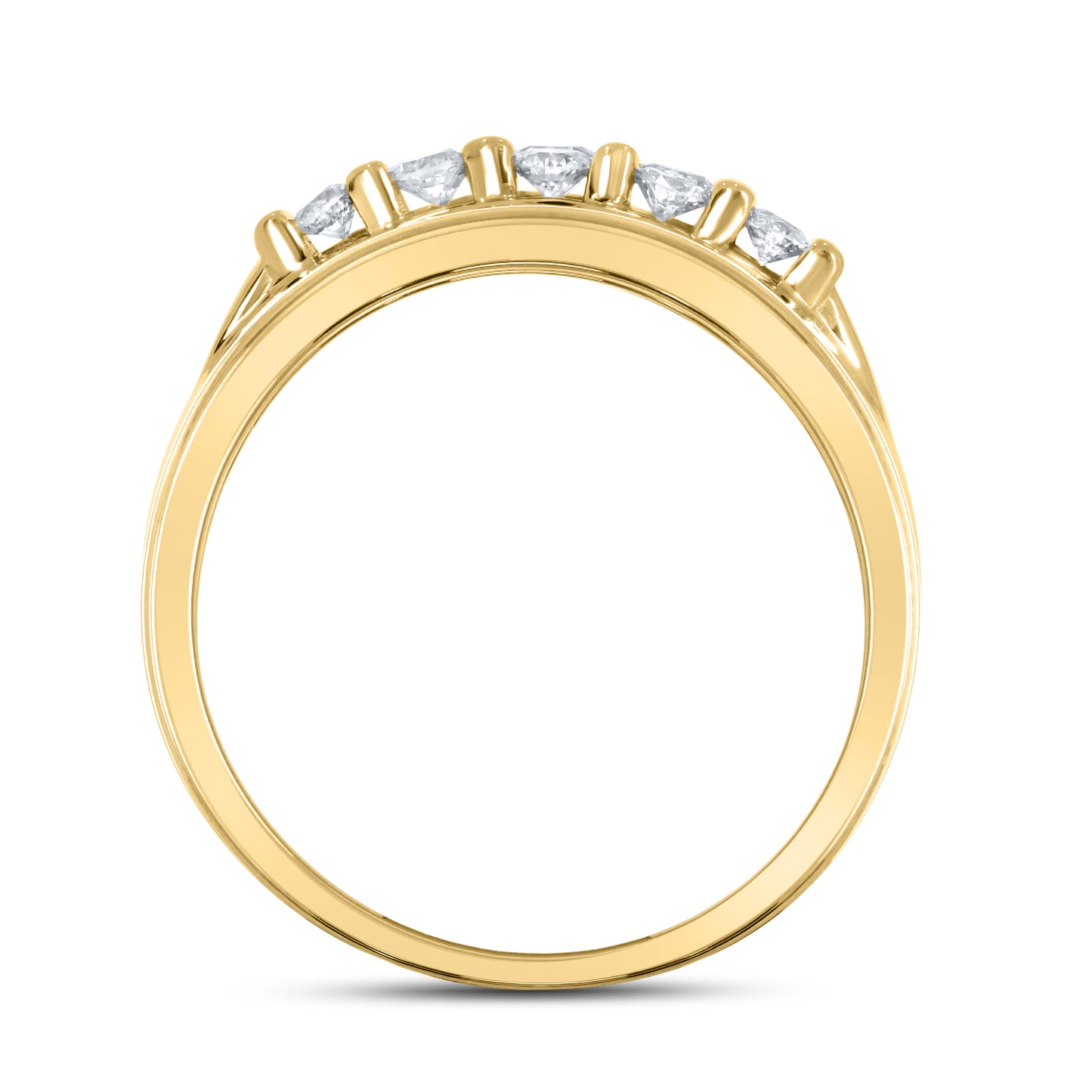 10kt Yellow Gold 0.93 CTW Men’s Diamond Ring