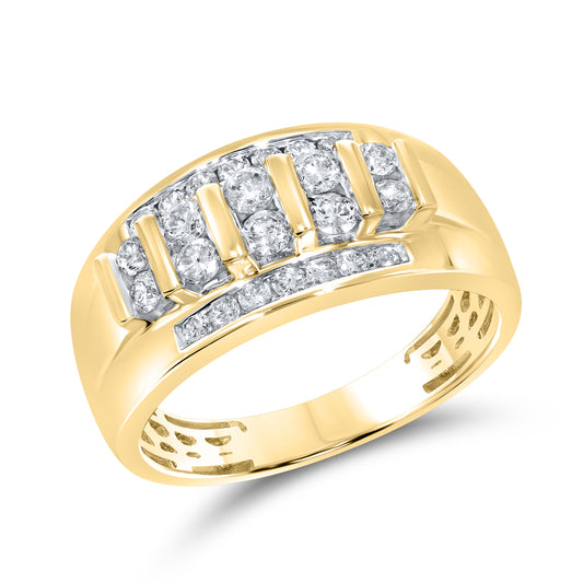10kt Yellow Gold 0.93 CTW Men’s Diamond Ring