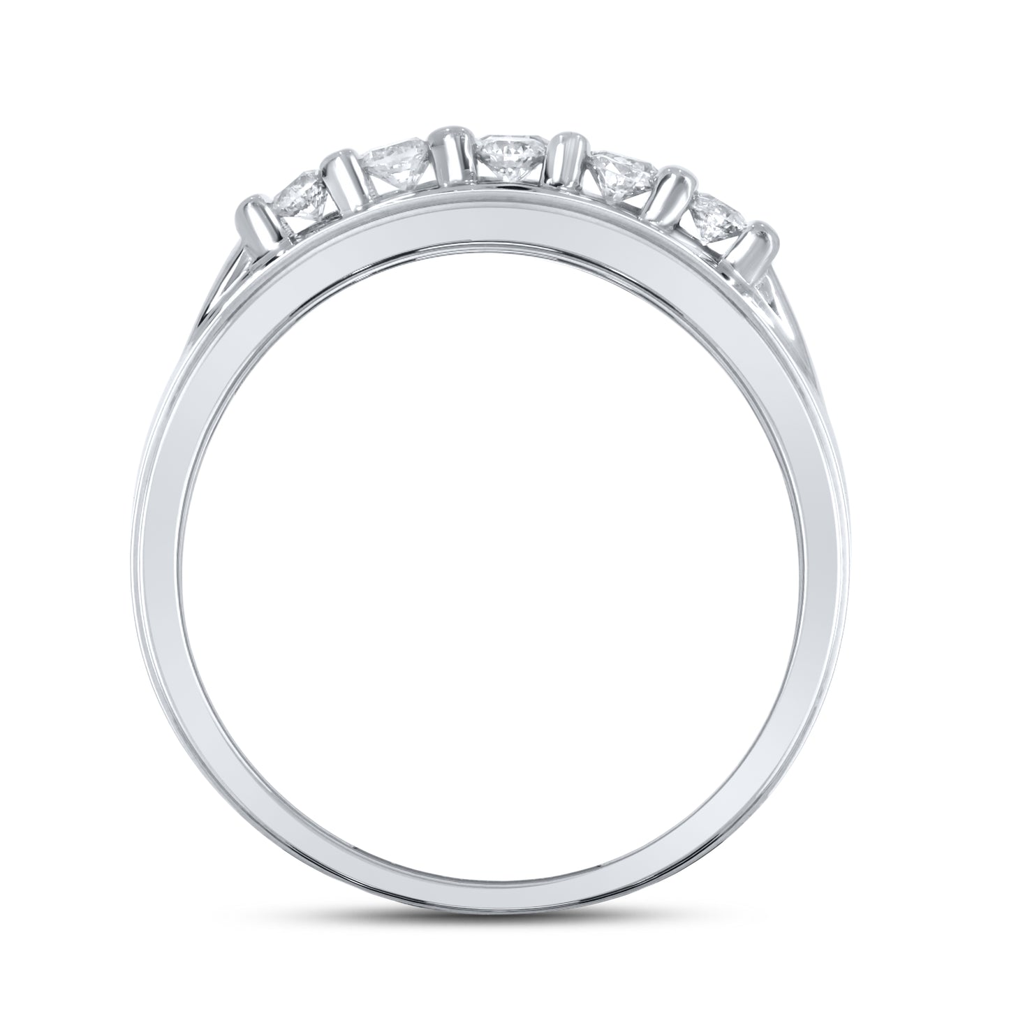10kt White Gold 0.73 CTW Diamond Men’s Ring