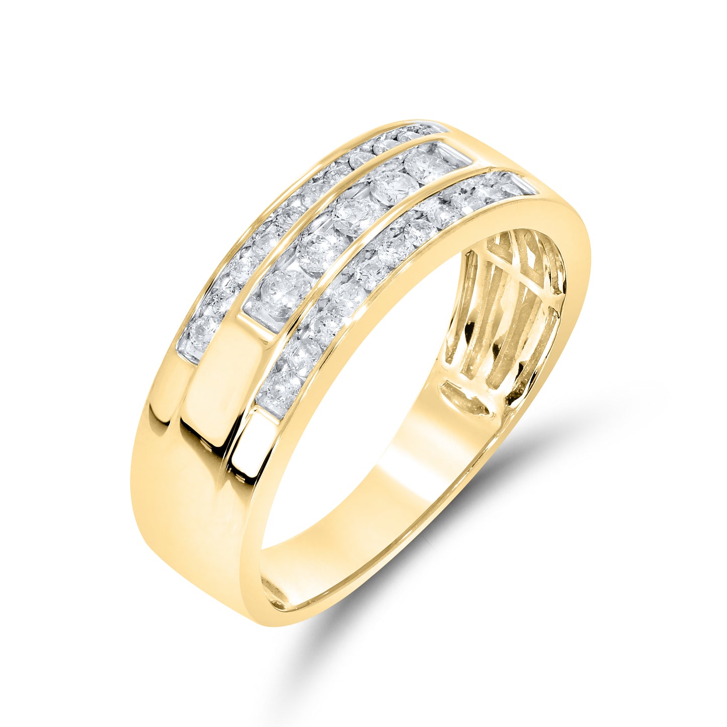 14kt Yellow Gold 0.58 CTW Men’s Diamond Ring