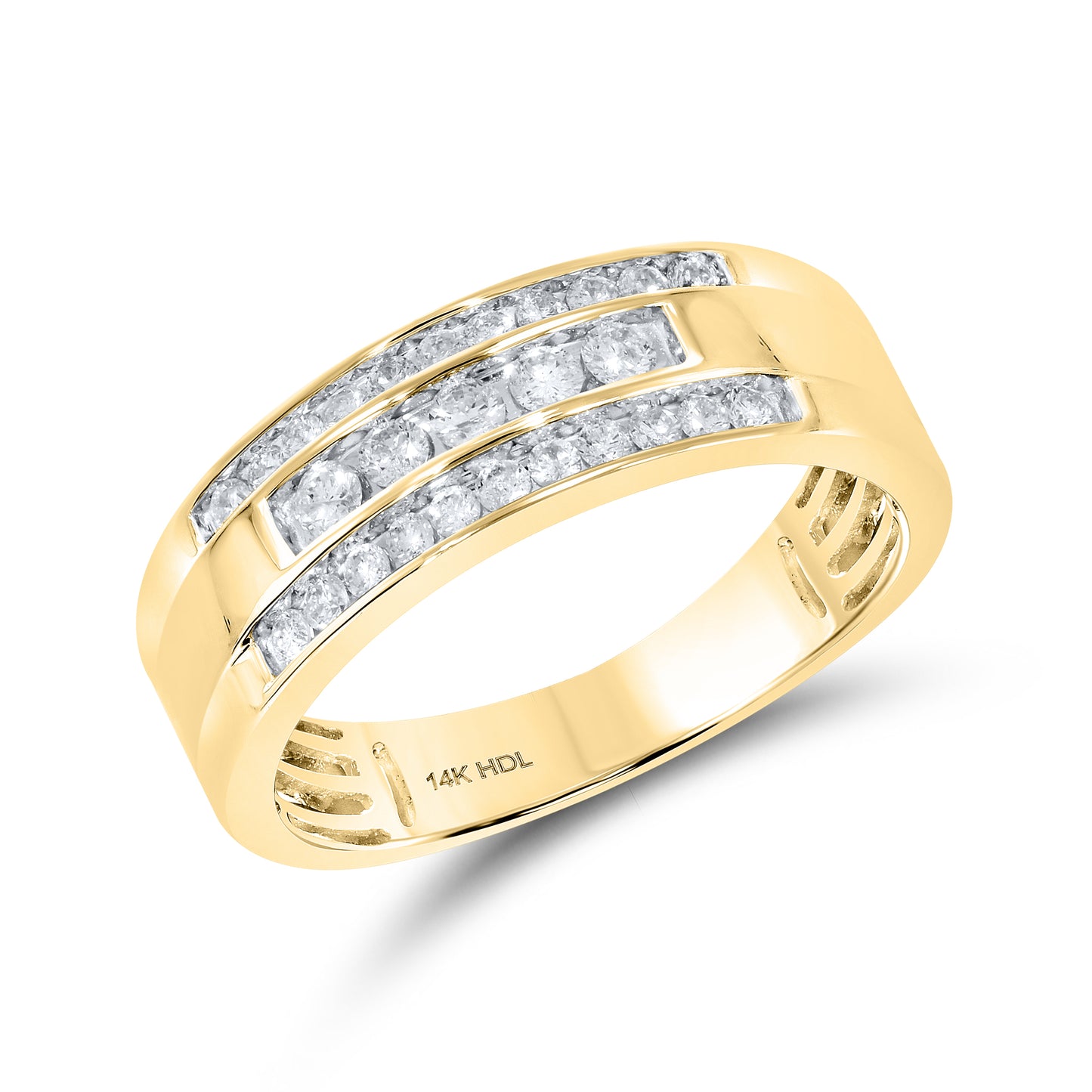 14kt Yellow Gold 0.58 CTW Men’s Diamond Ring